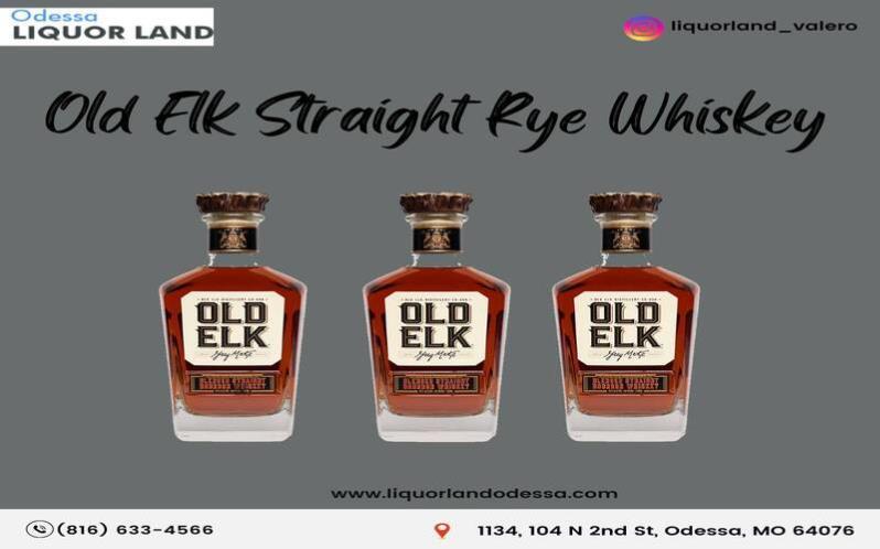 Old Elk Straight Rye Whiskey available in Odessa 