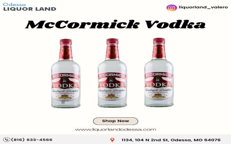 McCormick Vodka available in Odessa MO