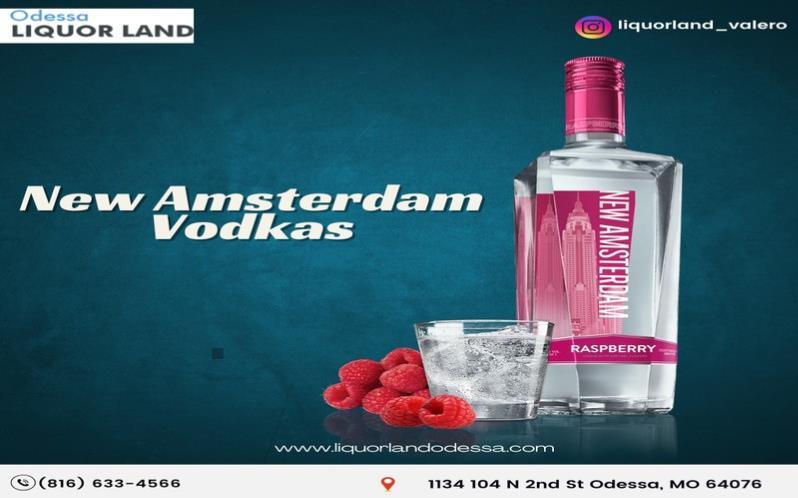 New Amsterdam Flavored Vodkas available in Odessa 