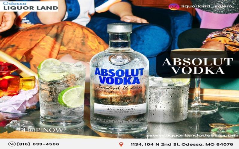 Absolut Vodka available in St odessa