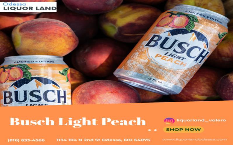 Busch Light Peach available in St Odessa